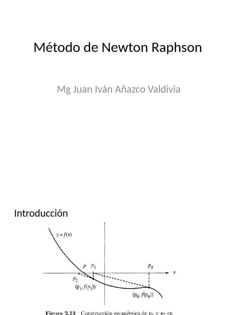 Método de Newton Raphson Explicado | PDF
