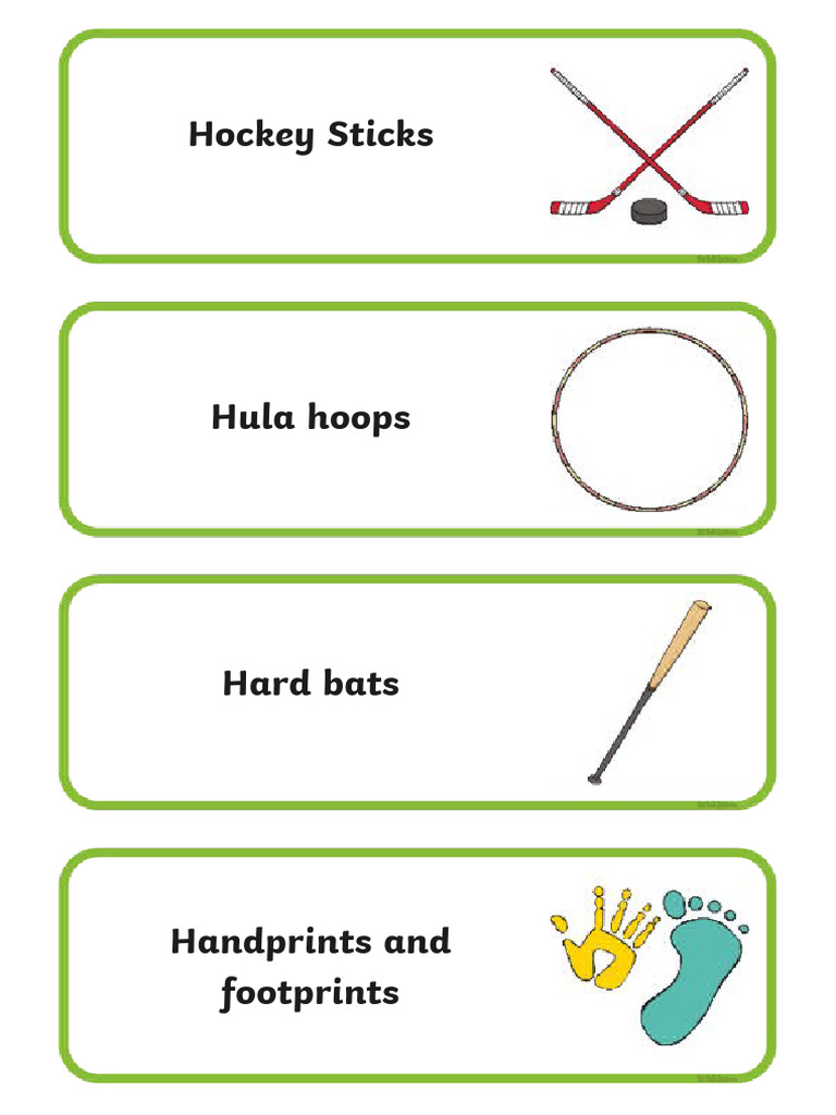 Sports Equipment Inventory List | PDF