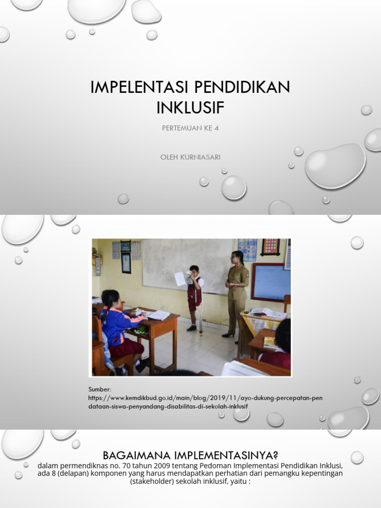 4 Inklusif-Implementasi Pend Inklusif | PDF