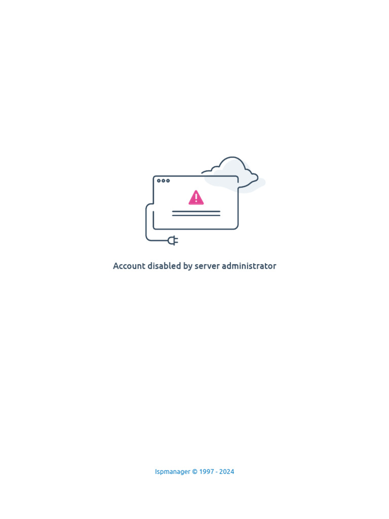 Account Disabled by Server Administrator | PDF