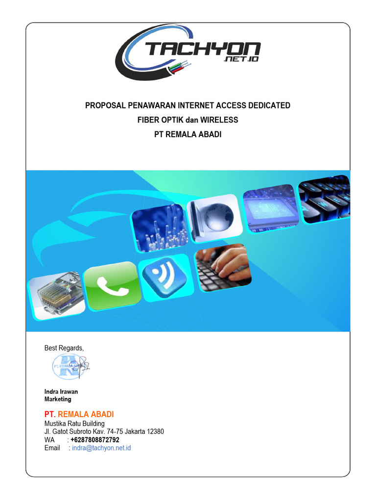 Penawaran Layanan Internet Remala Abadi | PDF