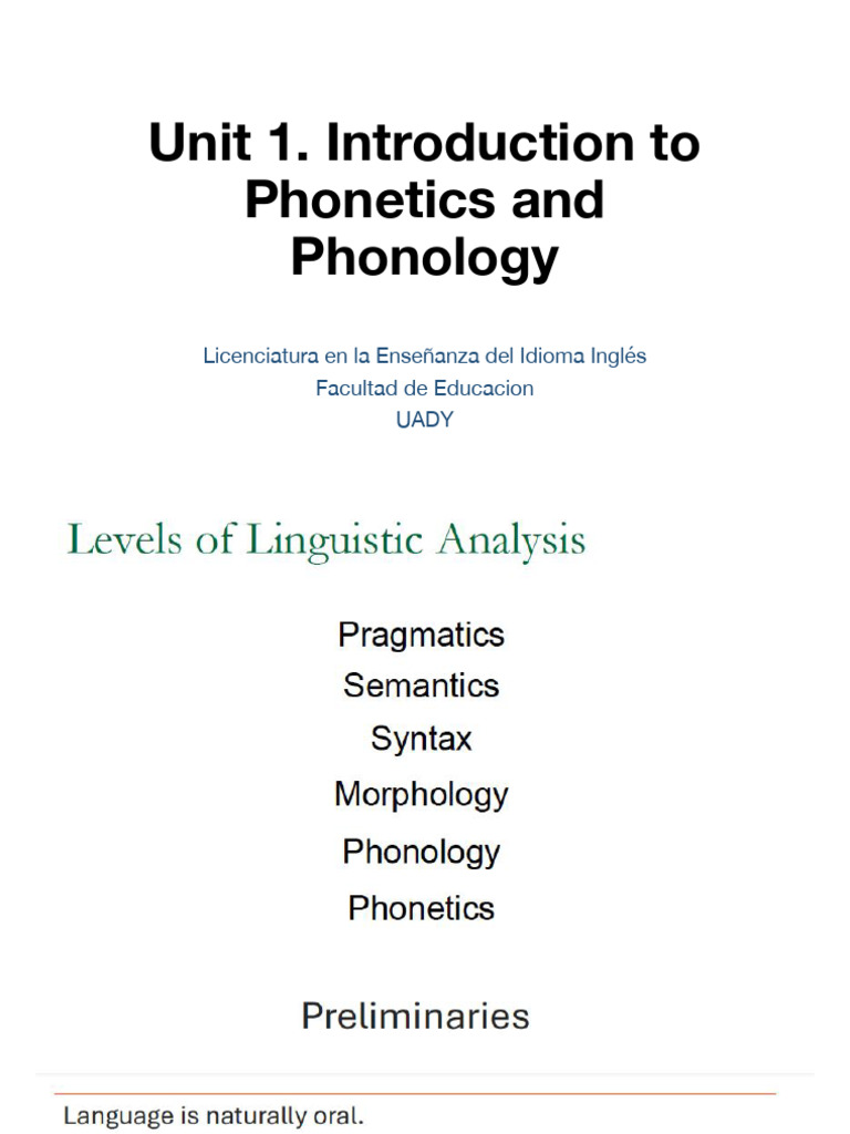 Phonetics and Phonology Overview | PDF | Phonetics | Speech