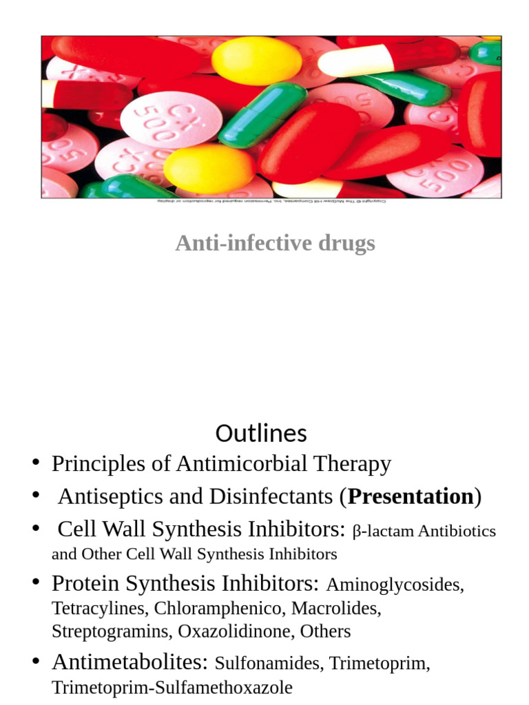 Comprehensive Guide to Anti-Infective Drugs | PDF | Penicillin ...