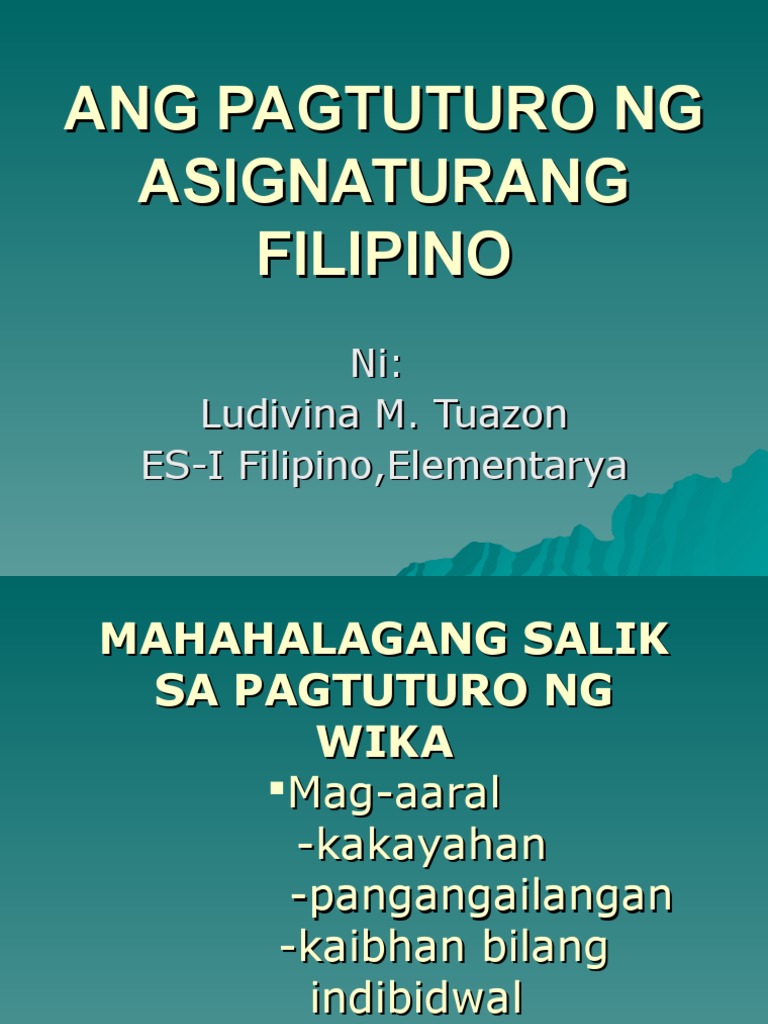 Bakit Mahalaga Ang Asignaturang Filipino Sa Kolehiyo