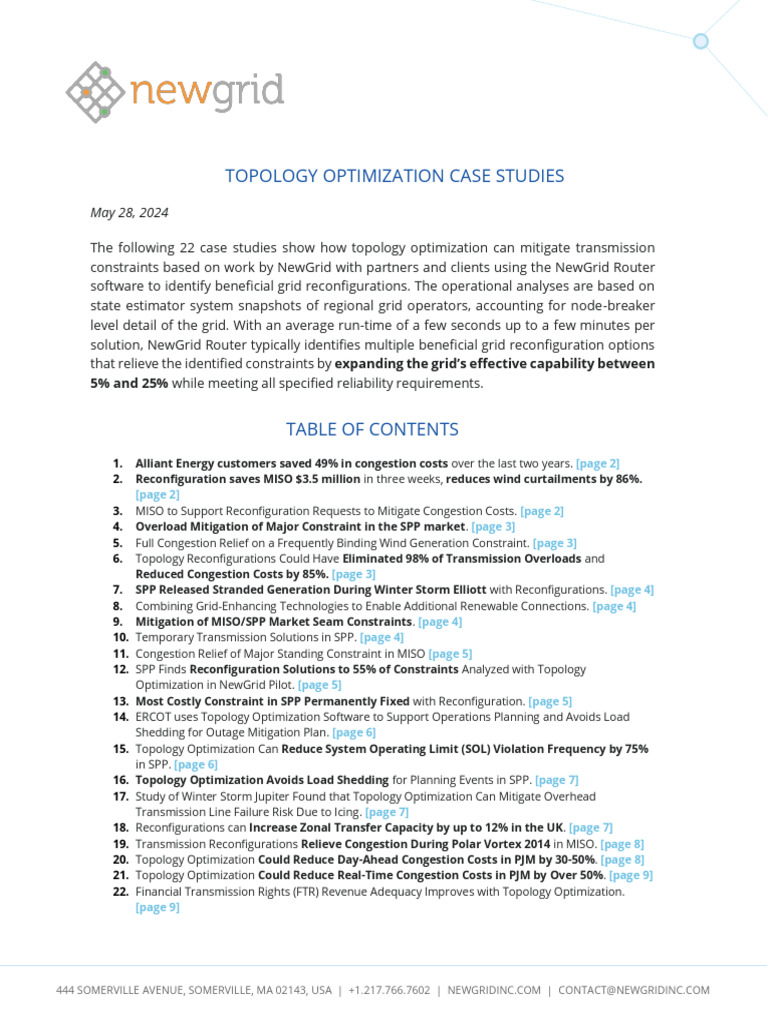 Topology Optimization Case Studies | PDF | Electric Power Transmission ...