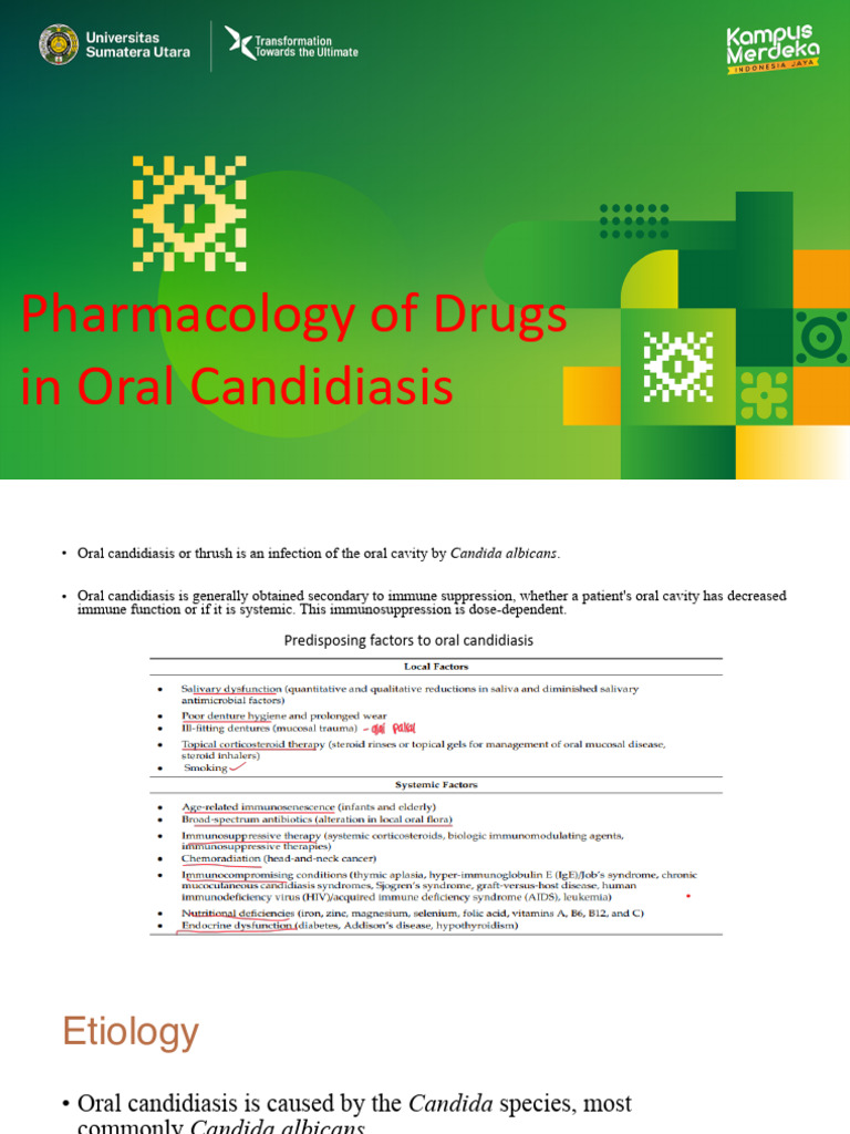 2024-Pharmacology of Drugs in Oral Candidiasis | PDF | Candidiasis ...