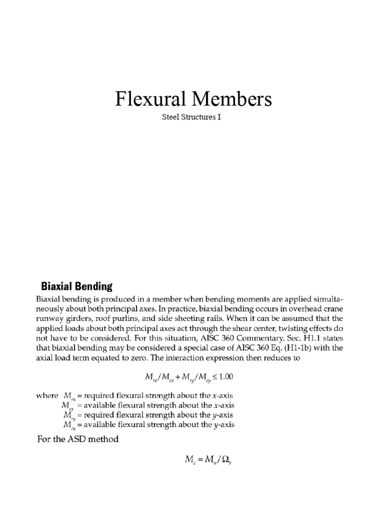 Flexural Members - Cont. | PDF