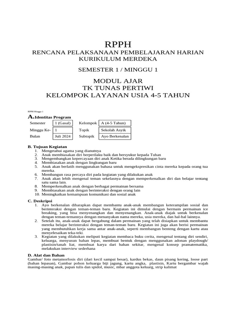 RPPH 1 | PDF
