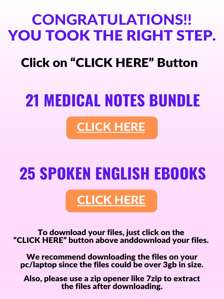 21 Medical Notes Download Instructions | PDF