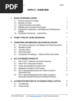Chapter 3: Listing Rules Overview | PDF | Securities (Finance) | Accountant