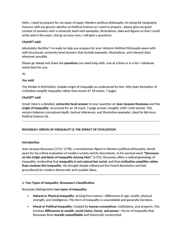 Rousseau's General Will Explained | PDF | Social Contract | Jean ...