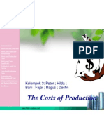 The Costs of Production: Kelompok 3: Peter Hilda Bani Fajar Bagus Desfin