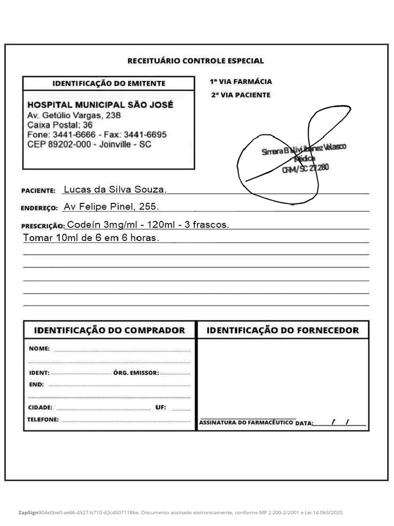 Documento Eletrônico Assinado - ZapSign | PDF