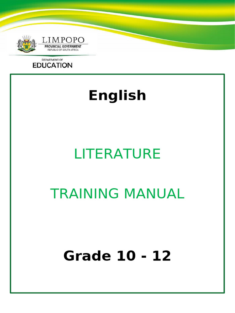 English Literature Teaching Manual | PDF | Narrative | Critical Thinking