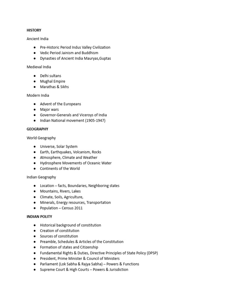 Comprehensive Overview of Indian History and Geography | PDF