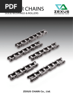 Roller Chain Size Chart With Dimensions | PDF