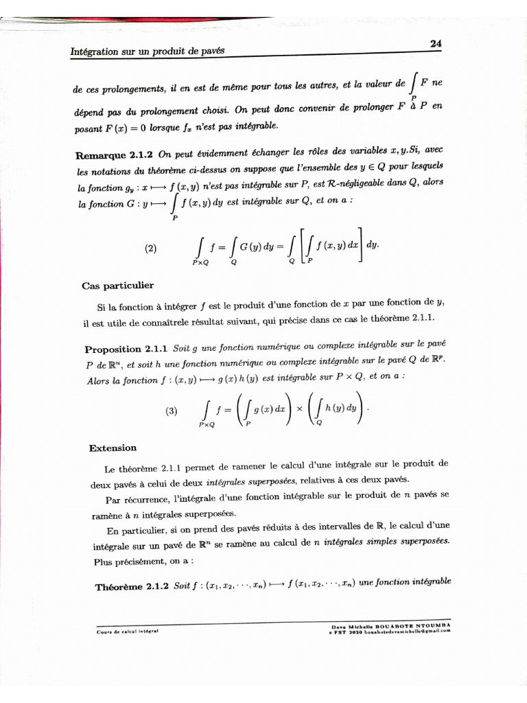 Chap 3 Calc Intégral | PDF