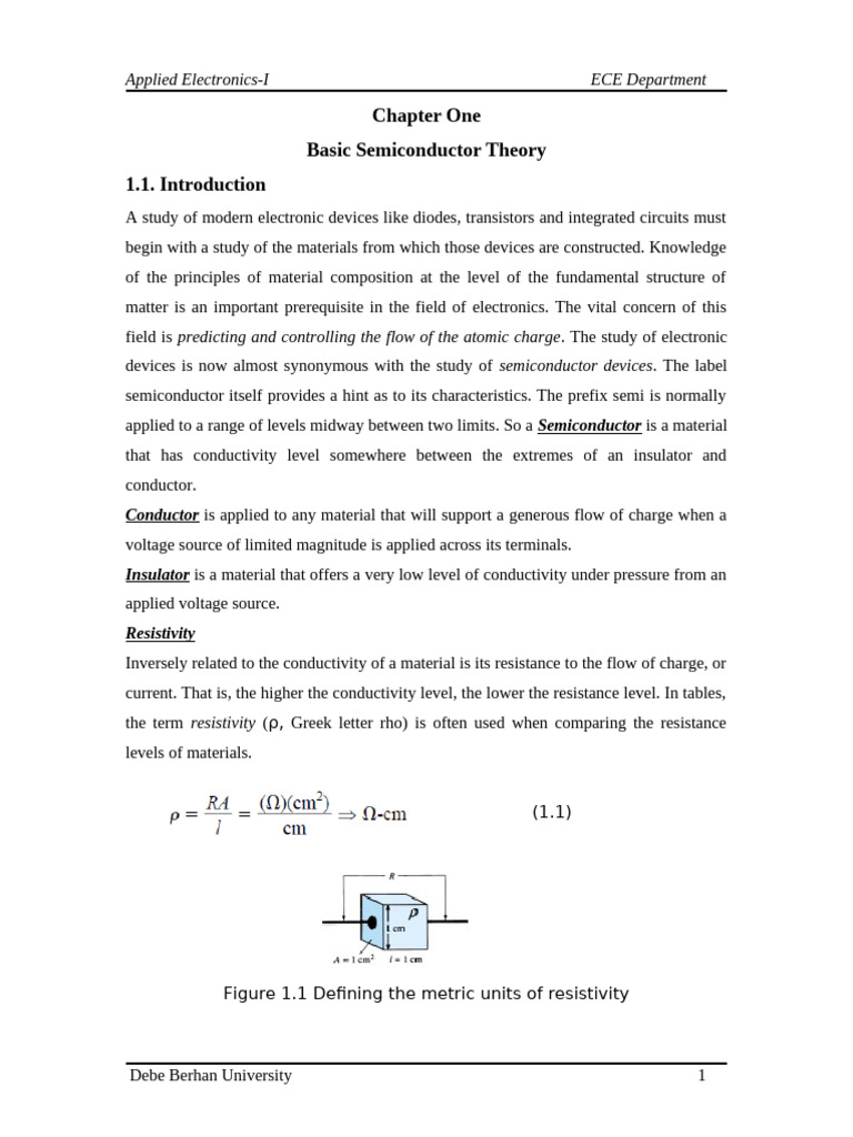 Basic Semiconductor Theory Overview | PDF | Semiconductors | P–N Junction