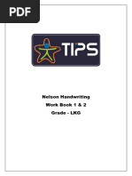 Nelson Handwriting Alphabet Guide | PDF