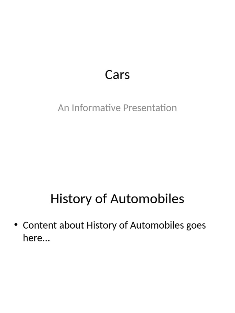 Cars | PDF
