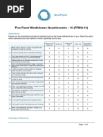 Interoceptive Awareness Survey | PDF | Pain | Awareness