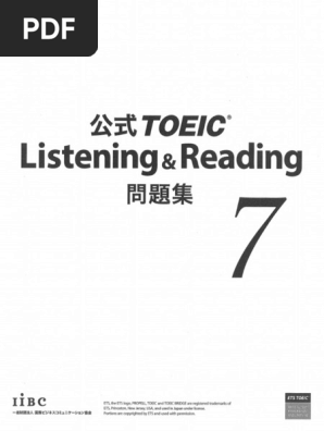 TOEIC Listening &amp; Reading 公式問題集　5、7、8 公式TOEIC Listening & Reading 問題集 4 | Educational Testing