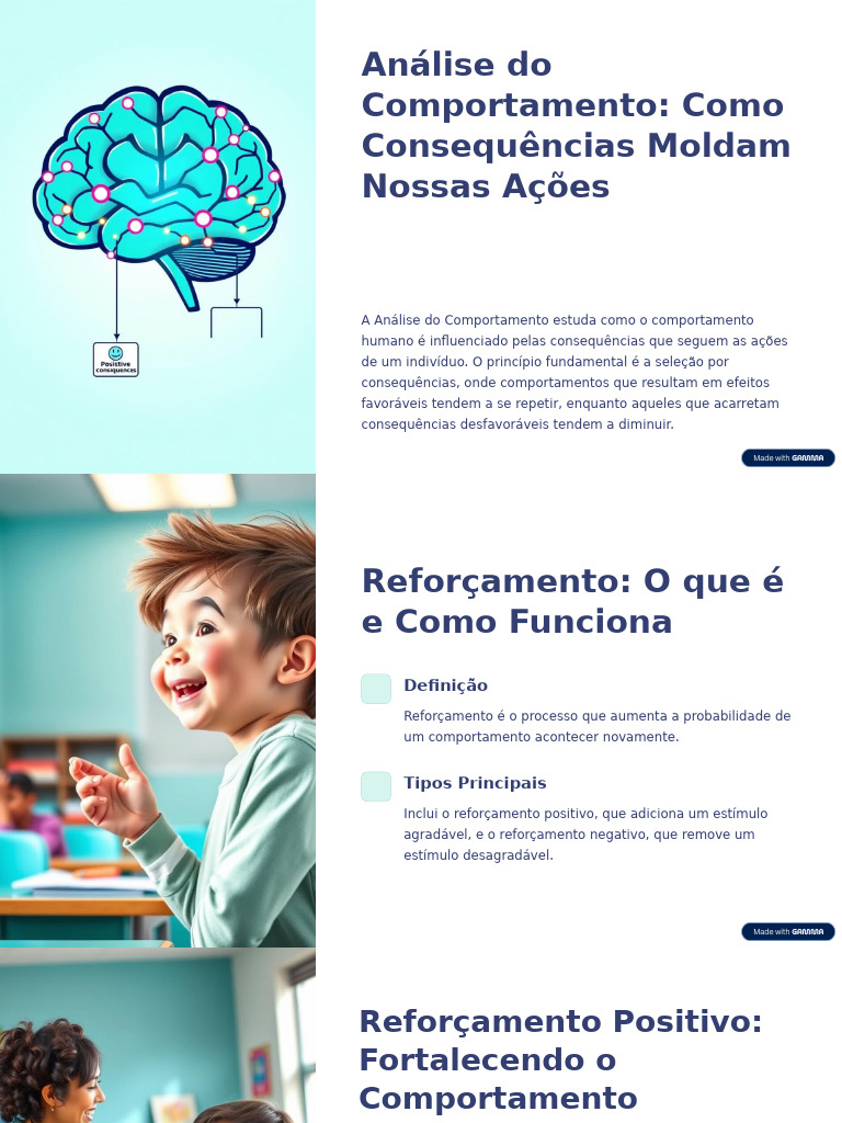 Analise Do Comportamento Como Consequencias Moldam Nossas Acoes | PDF ...