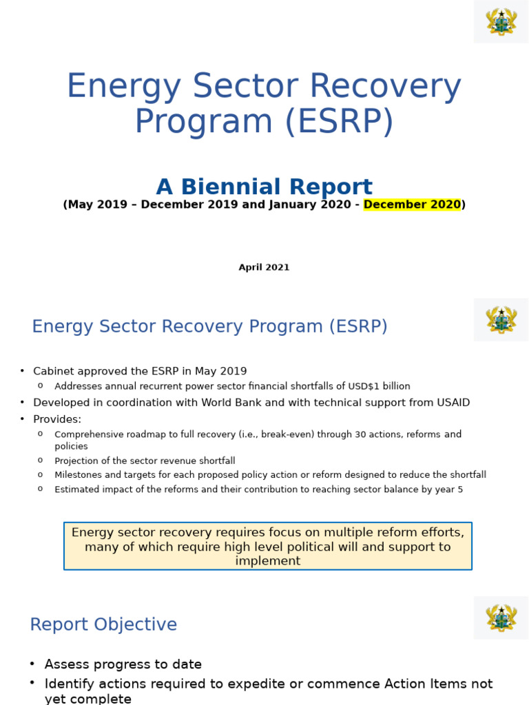 2020 0415 ESRP Annual Report Updated TLD | PDF | Natural Gas ...