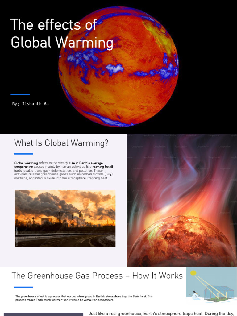 Effects of Global Warming | PDF | Greenhouse Effect | Climate Change