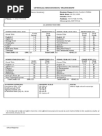 Acellus Academy Transcript Overview | PDF