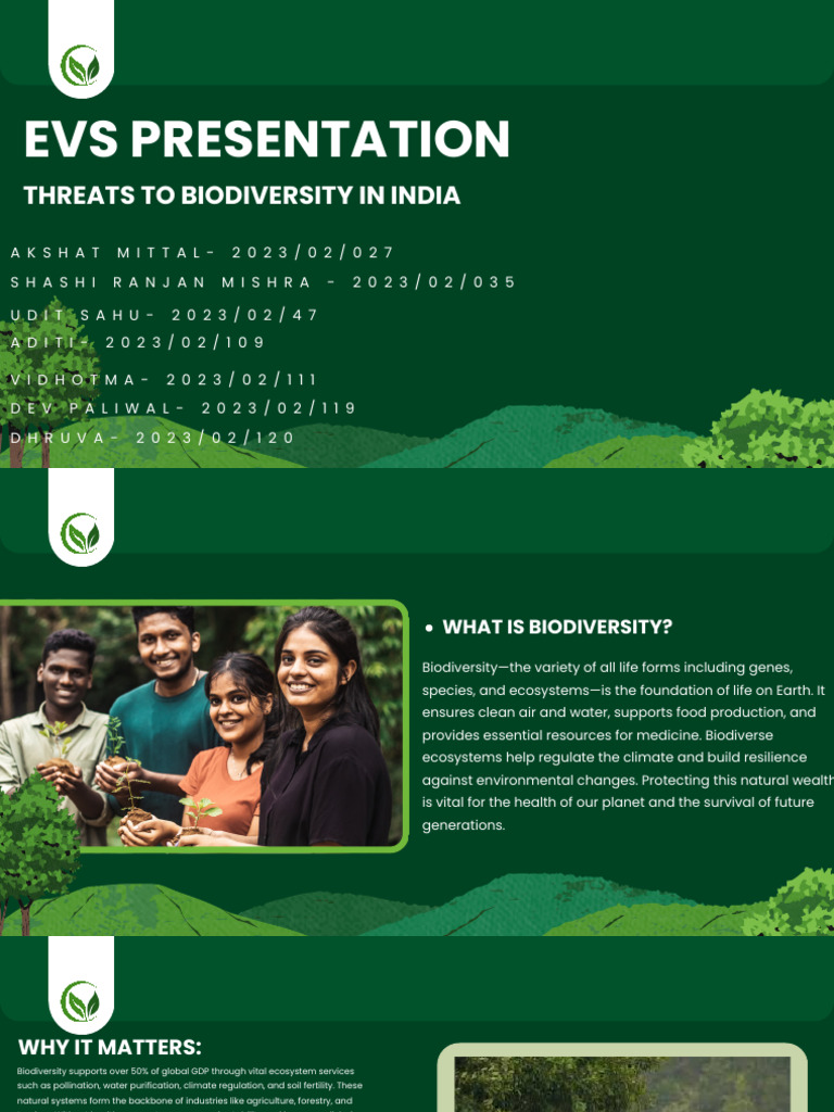 Biodiversity Threats in India | PDF | Habitat Destruction | Biodiversity