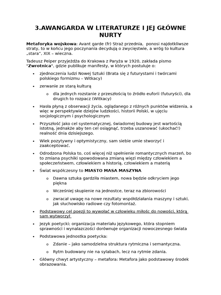 Awangarda | PDF