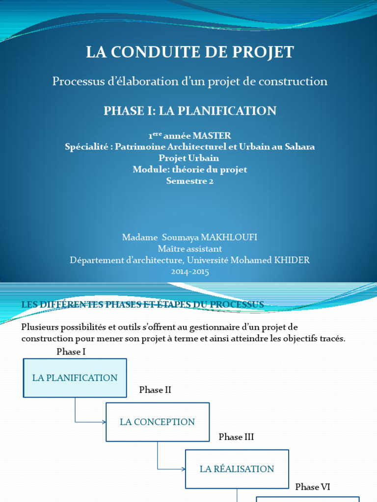 Planification de Projet de Construction | PDF | Gestion de projet ...