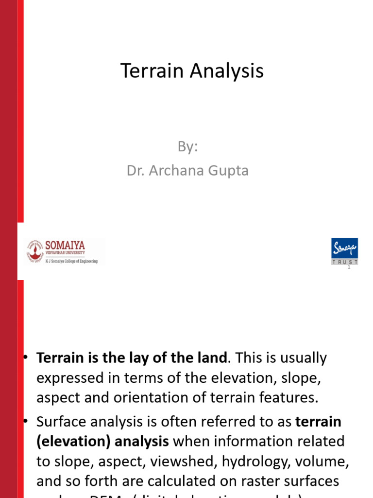 Comprehensive Guide to Terrain Analysis | PDF | Topography