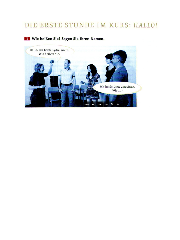 Deutsch A1 1 Unterricht 1 Pdf