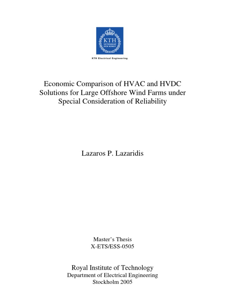 HVDC Vs HVAC | PDF | High Voltage Direct Current | Offshore Wind Power