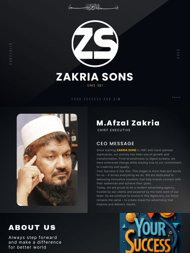 Zakria Sons Creative Agency Portfolio | PDF | Advertising | Digital ...