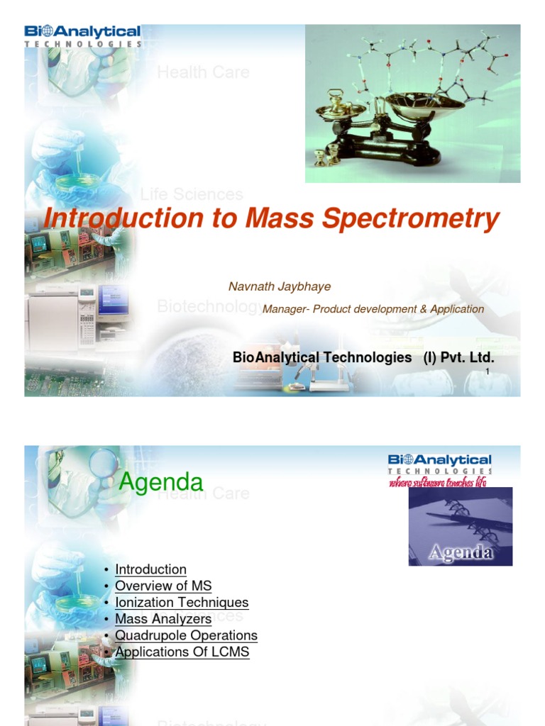 Tandem Mass Spectrometry Overview | PDF | Mass Spectrometry | Time Of ...