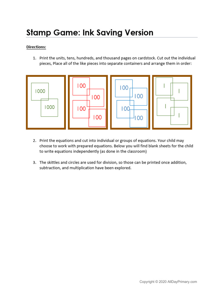 Stamp Game Ink Saving Version | PDF | Postage Stamp | Philately