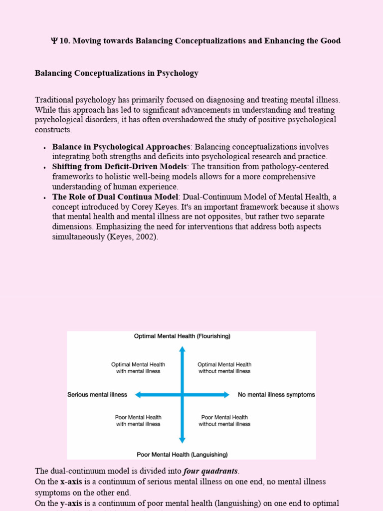 Balancing Mental Health Approaches | PDF | Mental Disorder | Mental Health