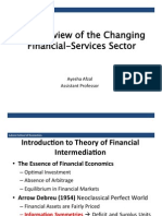 An Overview of The Changing Financial-Services Sector: Ayesha Afzal Assistant Professor