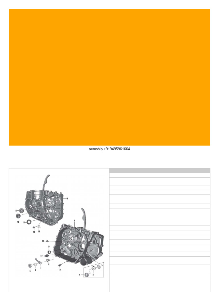 KTM Duke 390 Spare Parts Catalogue | PDF | Radiator | Ignition System
