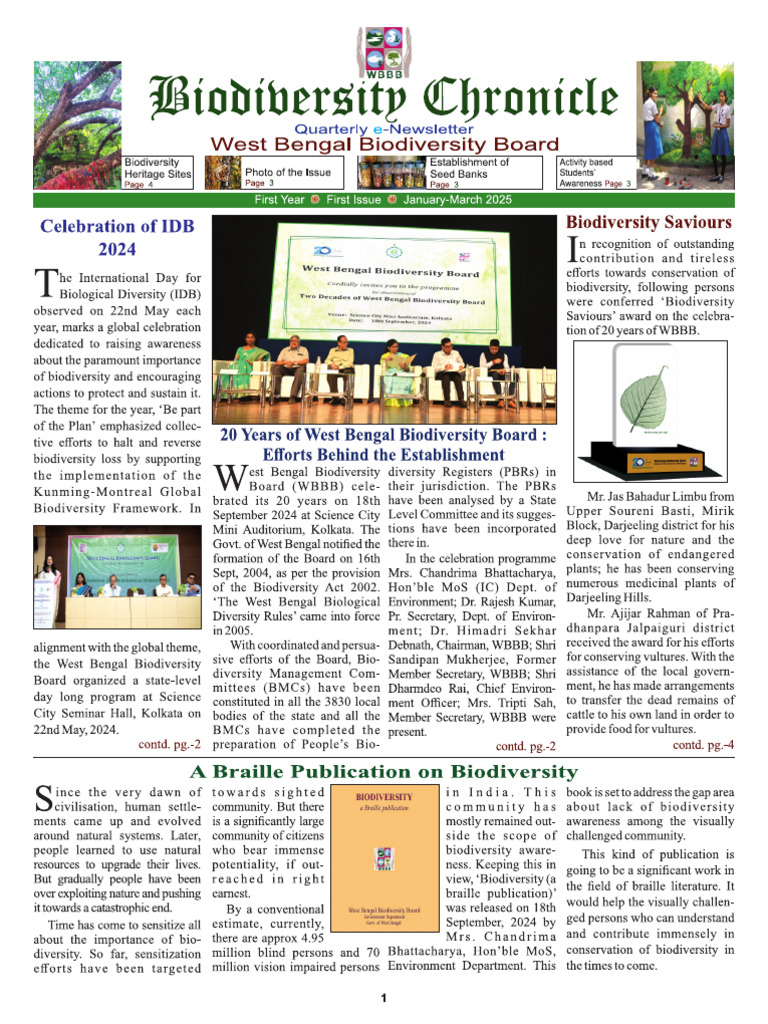 Bio Newsletter Jan Mar 2025 | PDF