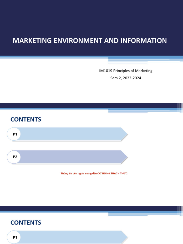 Chapter 2 Marketing Environment And Information Eup Pdf