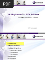 Rollingstream™ - Iptv Solution: My Way To Entertainment & Beyond