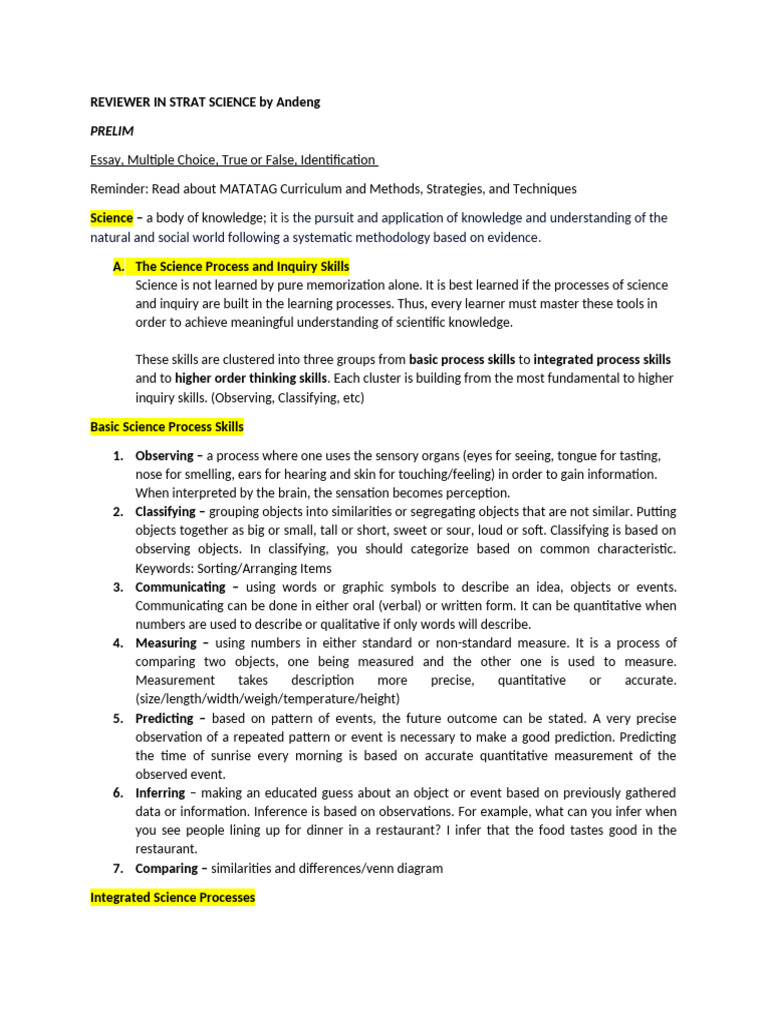 Reviewer in STRAT SCIENCE | PDF | Experiment | Science