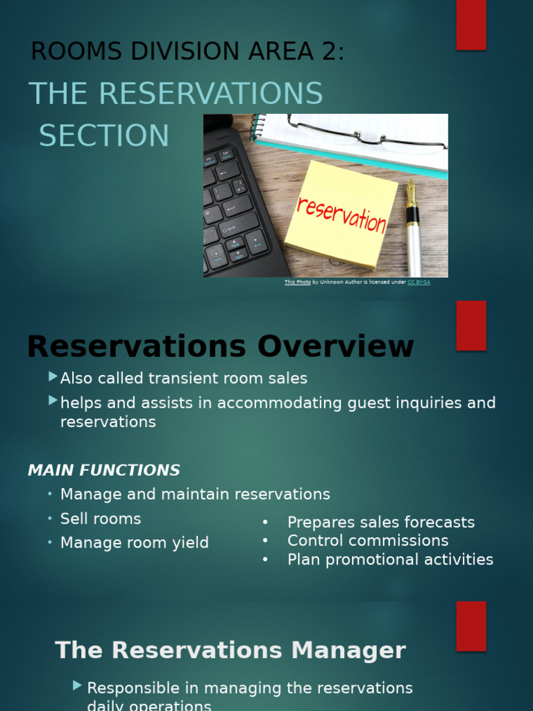 Rooms Division Area 2 Reservations Area | PDF | Forecasting | Business