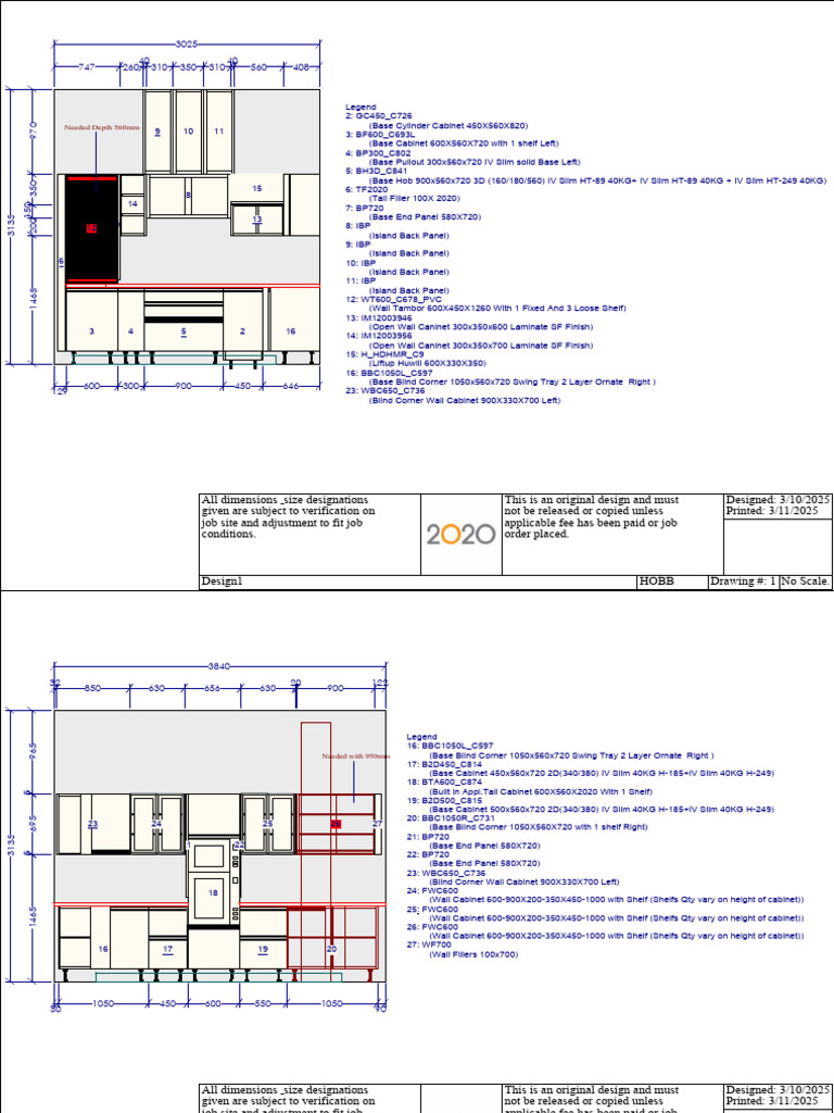 Kitchen Cabinet Design Specifications | PDF | Cabinetry | Manufactured ...