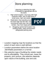 Store planning essentials for location, layout, visual merchandising and customer experience