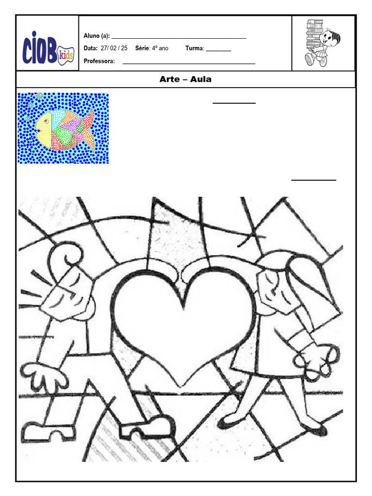 Atividade de Arte: Pontilhismo 4º Ano | PDF
